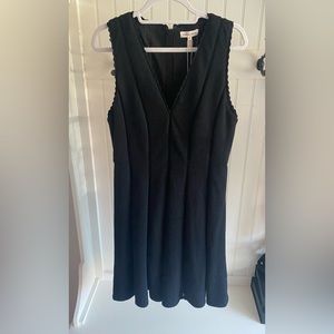 NWT. Rebecca Taylor. Size 12. Black Dress. A-Line style.